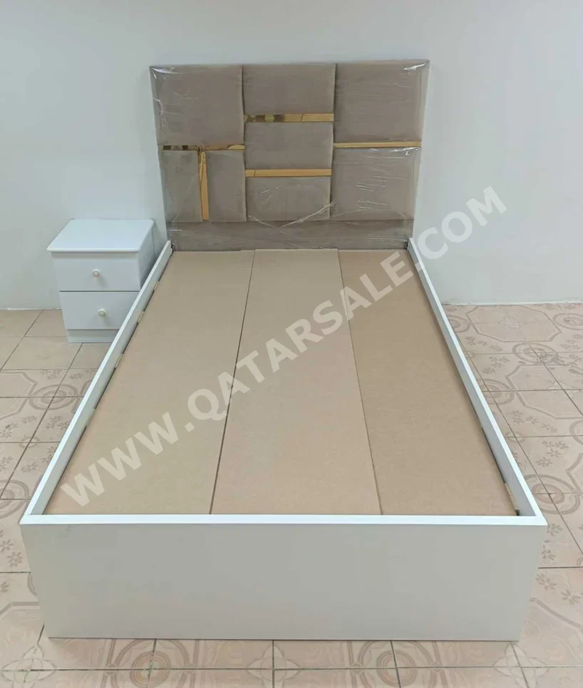 Beds - Single - Multicolor - Mattress Included - With Bedside Table