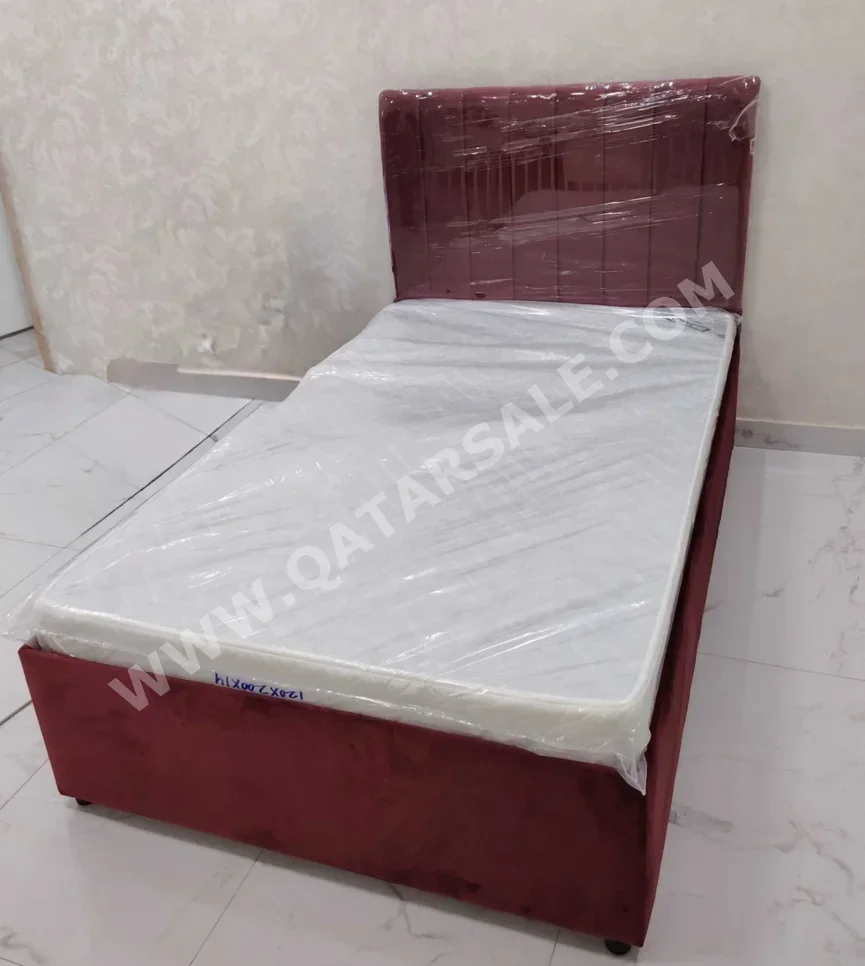 Beds - Single - Red - Mattress Included