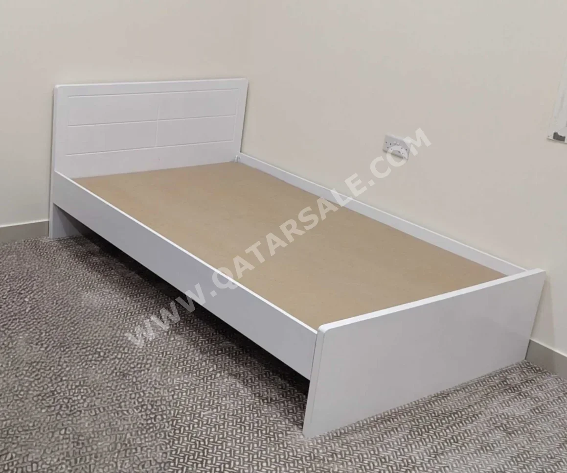 Beds - Single - White - Mattress Included