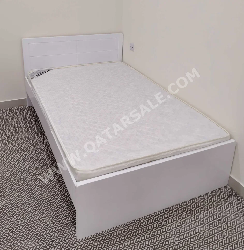 Beds - Single  - White  - Mattress Included