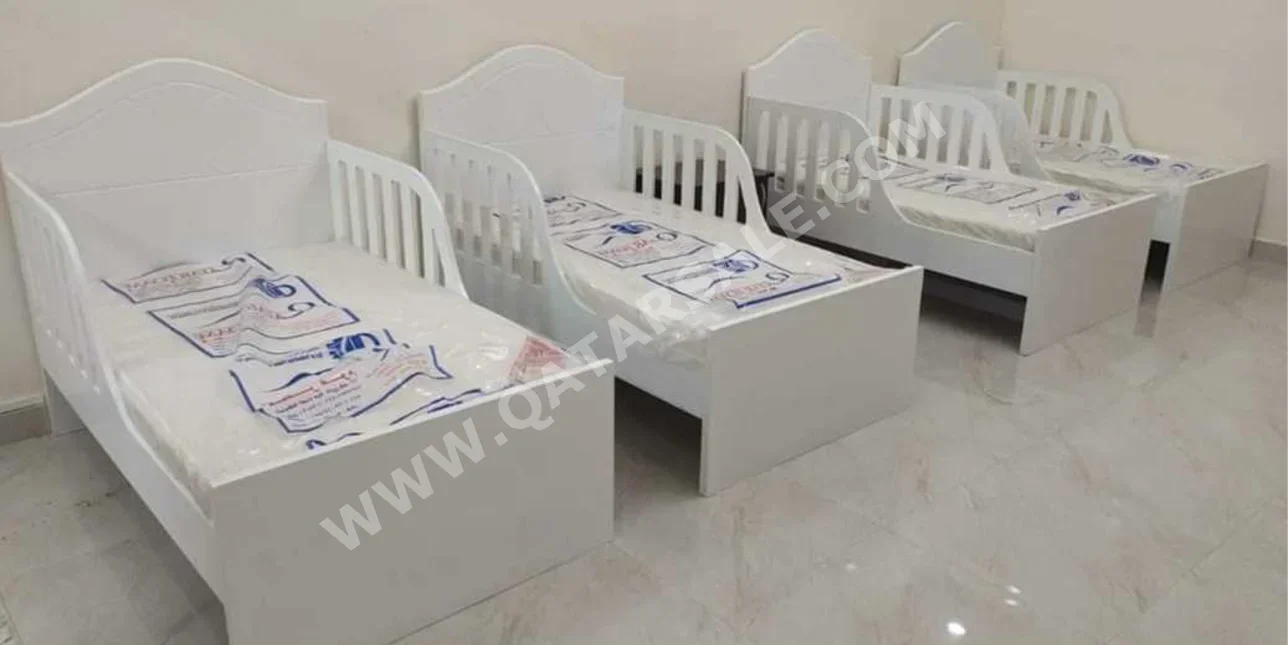 Beds - Single - White - Mattress Included