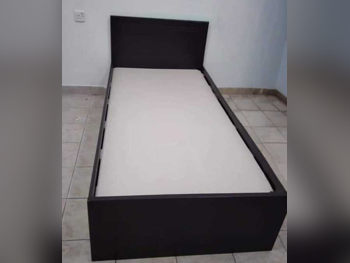 Beds - Single  - Brown  - Mattress Included