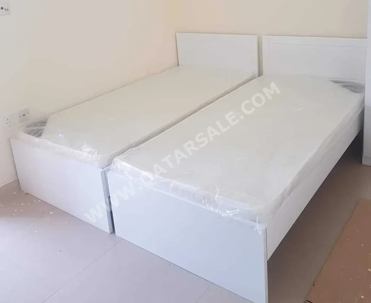 Beds - Single  - White  - Mattress Included