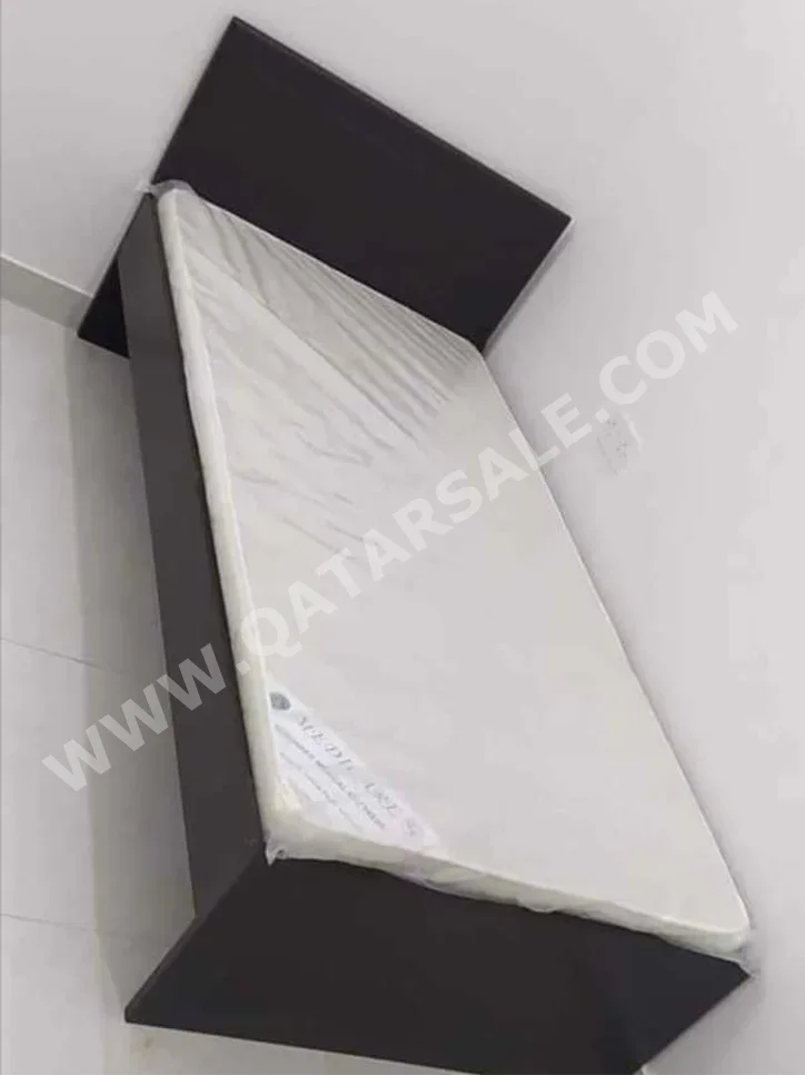 Beds - Single - Brown - Mattress Included