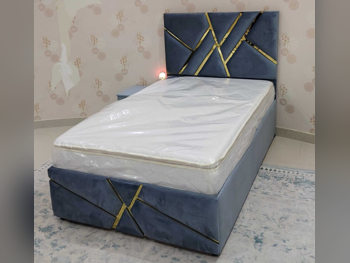 Beds - Single  - Gray  - Mattress Included
