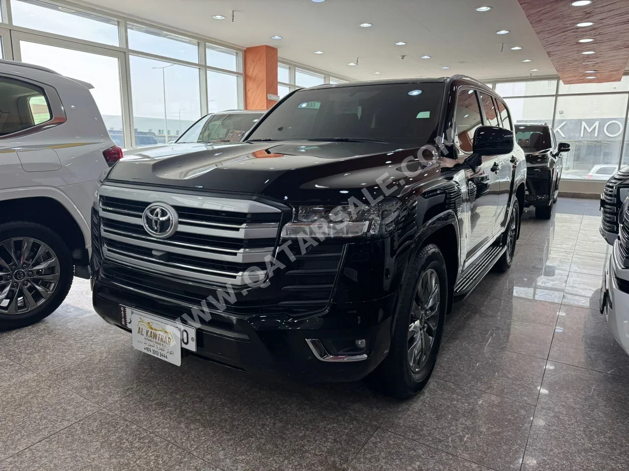 تويوتا لاند كروزر جي اكس ار توين توربو 2024 اوتوماتيك 34,000 كم 6 سلندر دفع رباعي اس يو في أسود تحت الضمان