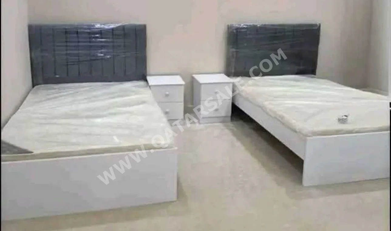 Beds - Single  - Multicolor  - Mattress Included  - With Bedside Table