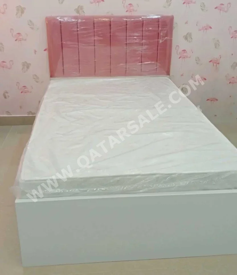 Beds - Single - Pink - Mattress Included
