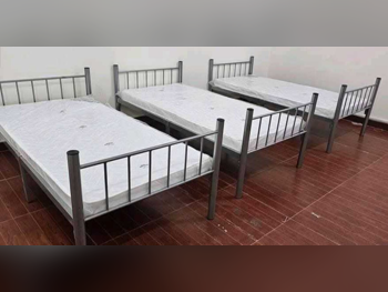 Beds - Single  - Gray  - Mattress Included