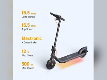 Scooters Electric Scooter  - ninebot  - Black  - Foldable