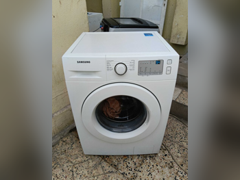 غسالة ملابس & الكل في واحد سامسونج \ غسالة تحميل أمامي أبيض