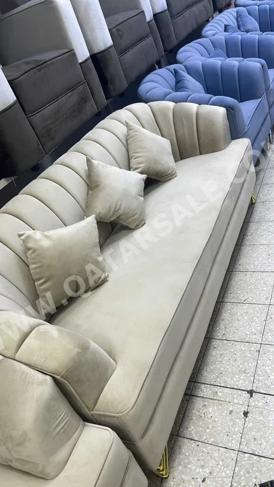 Sofas, Couches & Chairs Lifestyle Sofa Set - Fabric - Beige