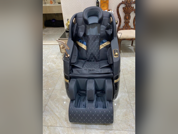 كرسي التدليك ليكون  أسود  الصين  كل الجسم  رباعي الأبعاد