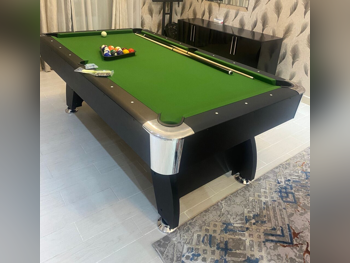 Green and Black  Billiard Table