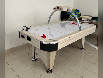 White and Gray  Hockey Table