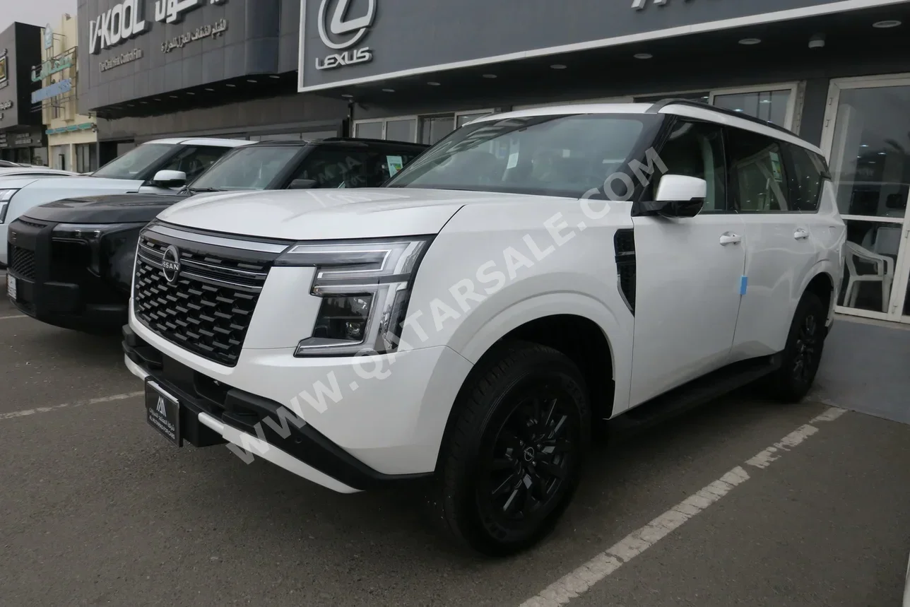نيسان  باترول  اس اي  2026  اوتوماتيك  0 كم  6 سلندر  دفع رباعي  اس يو في  أبيض  تحت الضمان