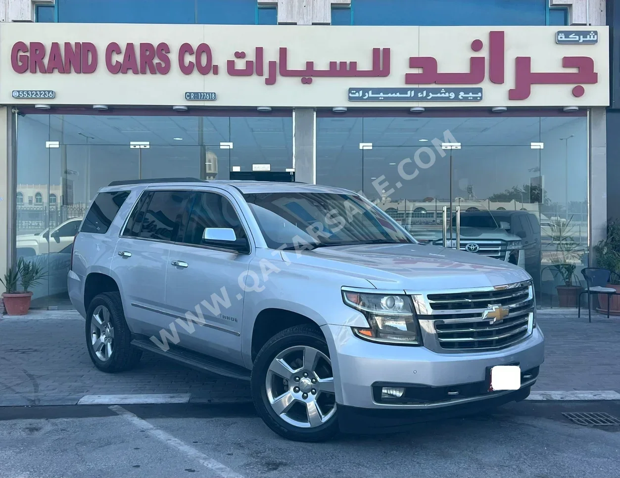 شفروليه تاهو إل إس 2018 اوتوماتيك 340,000 كم 8 سلندر دفع خلفي اس يو في فضي