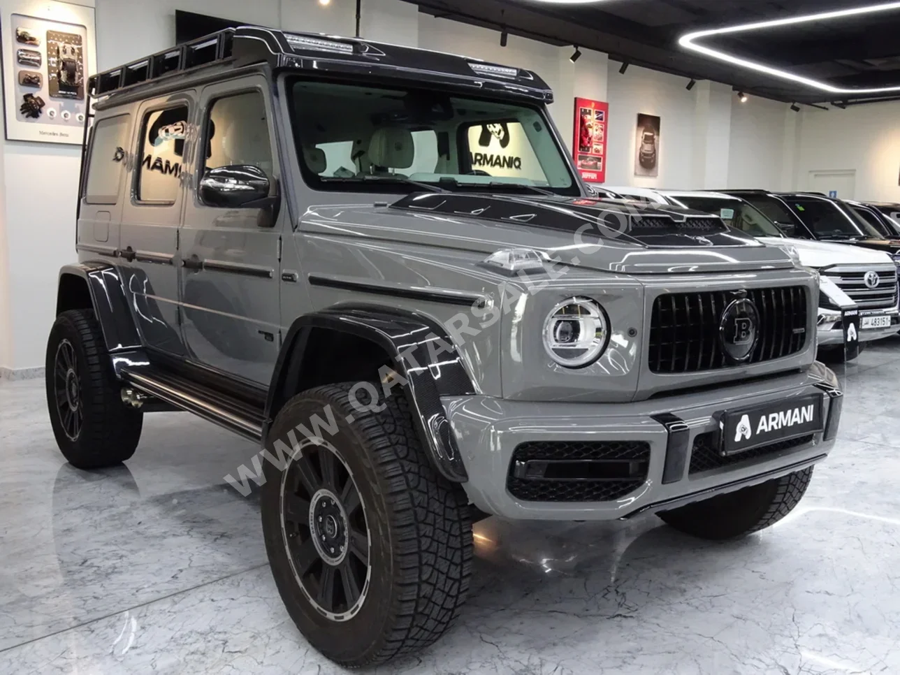 مرسيدس - بنز  جي - كلاس  800 برابس  2024  اوتوماتيك  56,000 كم  8 سلندر  دفع رباعي  اس يو في  رمادي  تحت الضمان