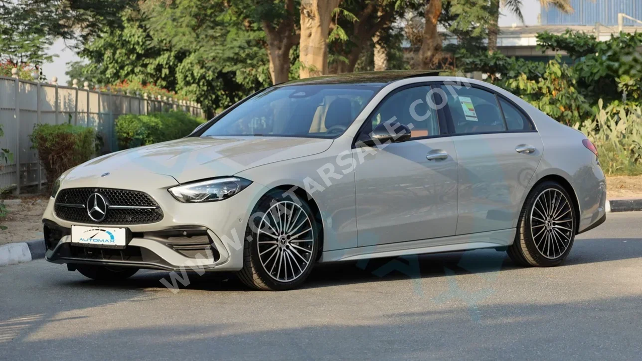 مرسيدس - بنز  سي - كلاس  200 اي ام جي  2026  اوتوماتيك  0 كم  4 سلندر  دفع خلفي  سيدان  رمادي  تحت الضمان