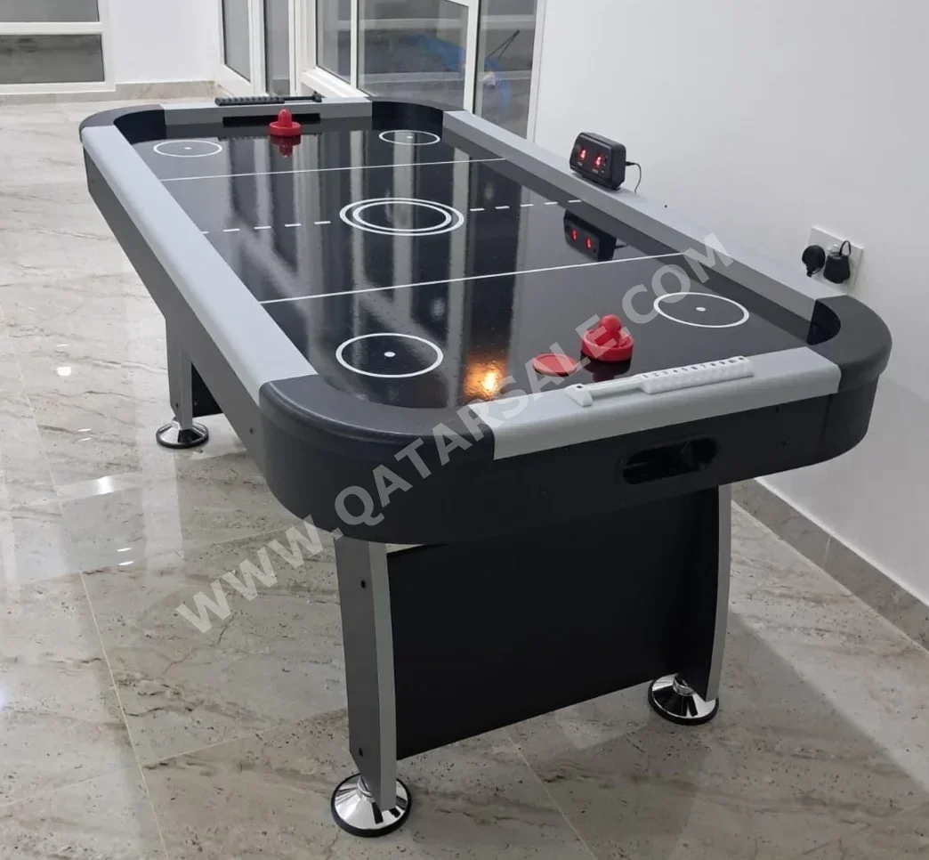 Black & Silver  Hockey Table