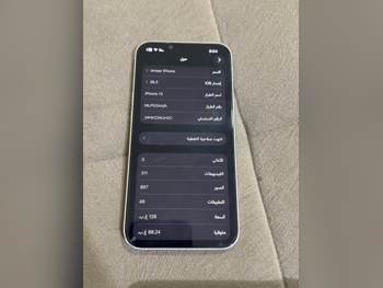 Mobile Phones Apple  - iPhone 13  - White  - 128 GB