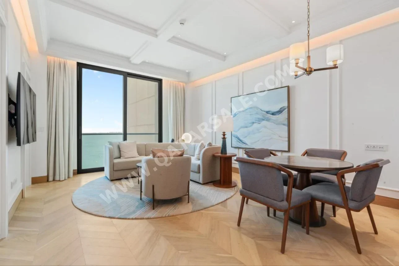 1 غرف نوم  شقة استوديو  للايجار  في الدوحة -  اللؤلؤة  مفروشة بالكامل