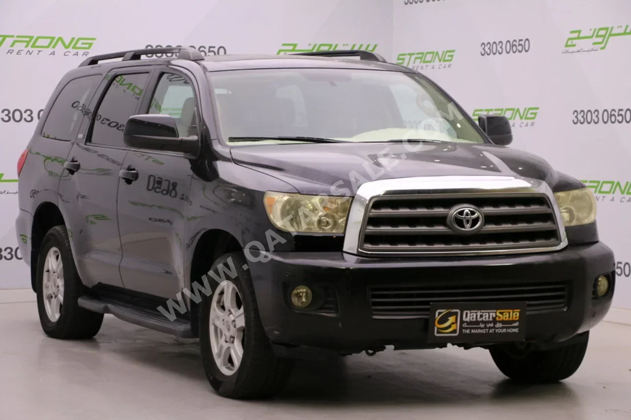 تويوتا سكويا اس ار 5 2015 اوتوماتيك 367,000 كم 8 سلندر دفع رباعي اس يو في أسود