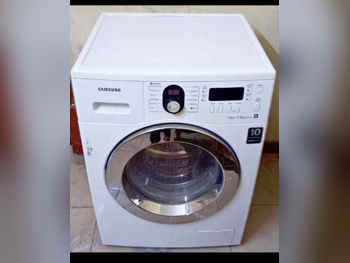 غسالة ملابس & الكل في واحد سامسونج \ غسالة تحميل أمامي أبيض