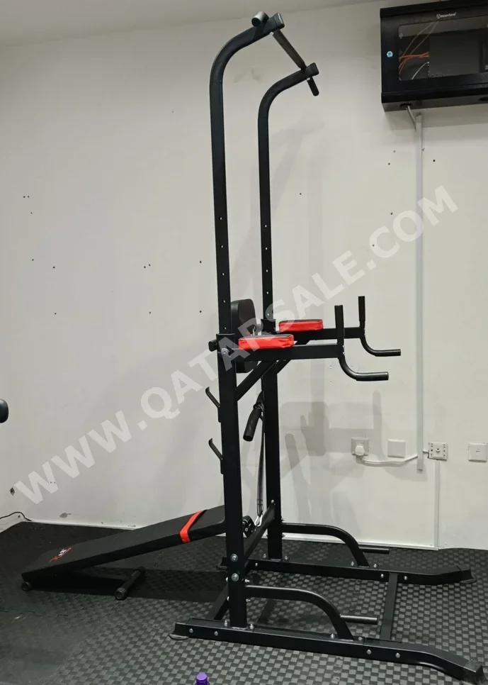 معدات رياضية / تمارين - ستاند ضغط - أسود - قابل للنفخ