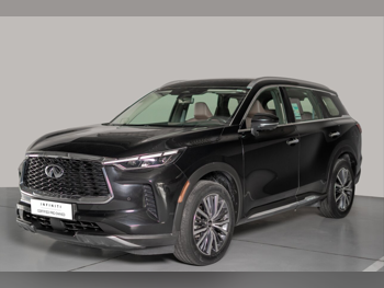 انفنيتي  كيو اكس  60  2023  اوتوماتيك  37,133 كم  6 سلندر  دفع كلي مستمر  اس يو في  أسود  تحت الضمان