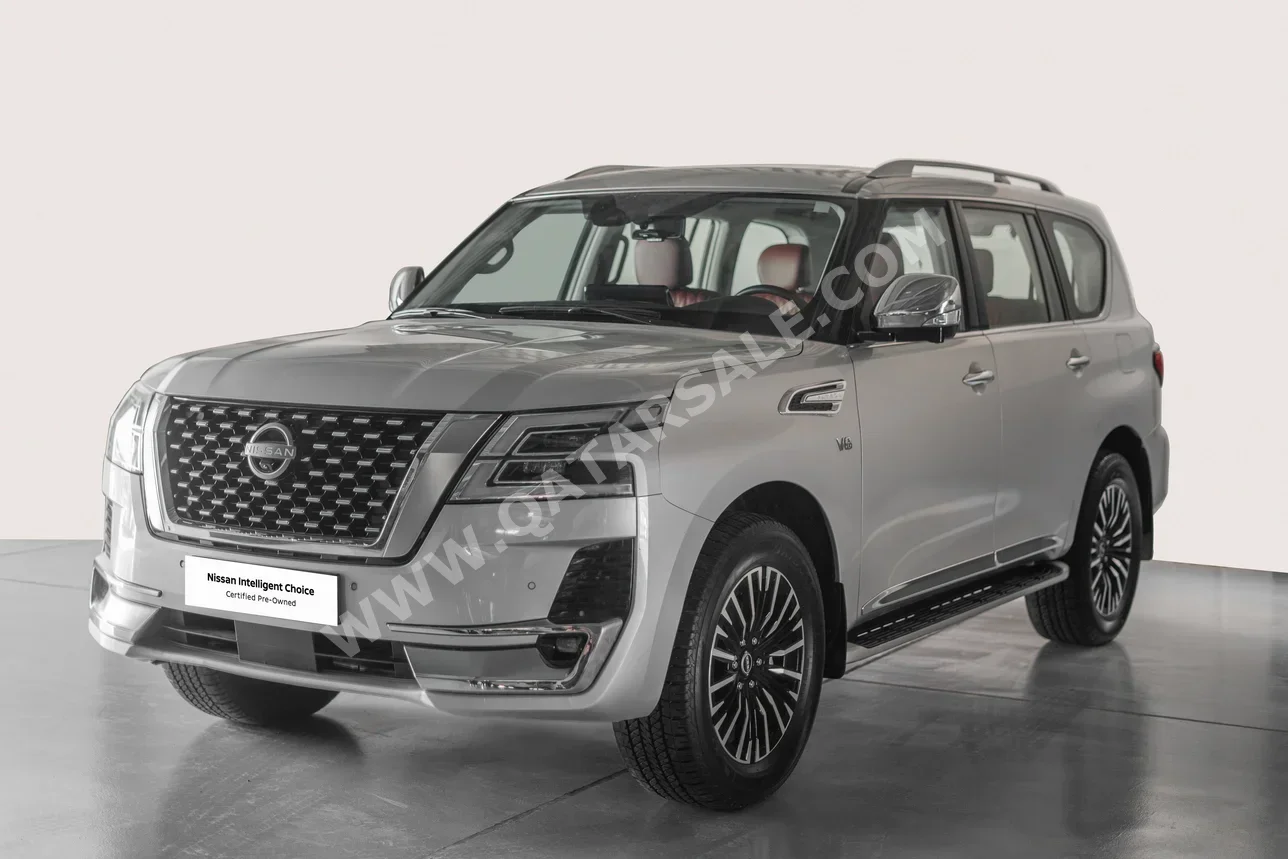 نيسان  باترول  ال اي بلاتينيوم  2024  اوتوماتيك  6,838 كم  8 سلندر  دفع رباعي  اس يو في  فضي  تحت الضمان