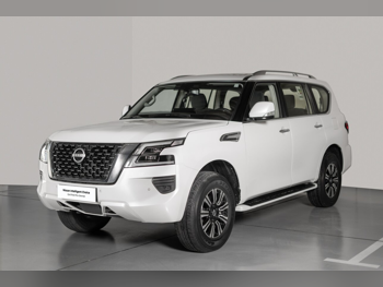 نيسان  باترول  اس اي  2023  اوتوماتيك  14,086 كم  6 سلندر  دفع رباعي  اس يو في  أبيض  تحت الضمان