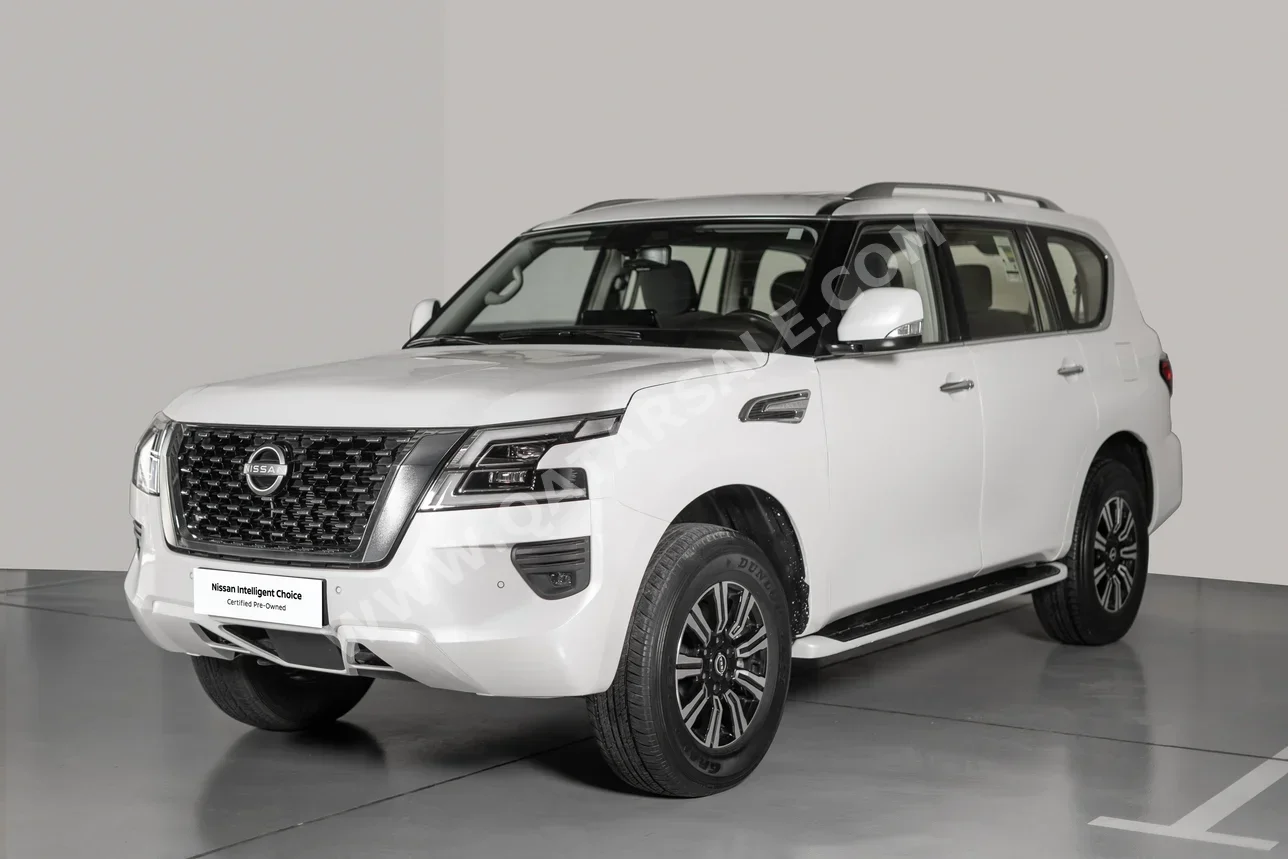 نيسان  باترول  اس اي  2023  اوتوماتيك  14,086 كم  6 سلندر  دفع رباعي  اس يو في  أبيض  تحت الضمان