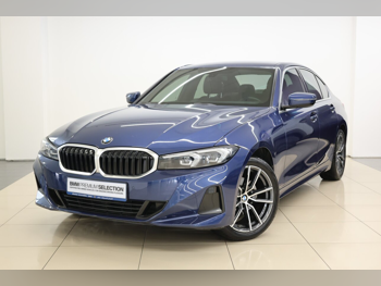 BMW  3-Series  320i  2023  Automatic  61,700 Km  4 Cylinder  Rear Wheel Drive (RWD)  Sedan  Blue  With Warranty