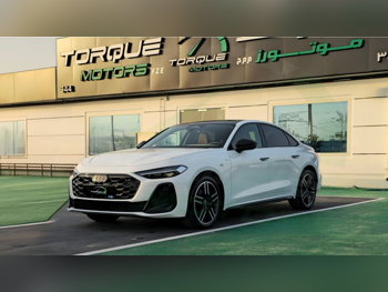 Audi  A5  S-Line  2025  Automatic  0 Km  4 Cylinder  Front Wheel Drive (FWD)  Sedan  White