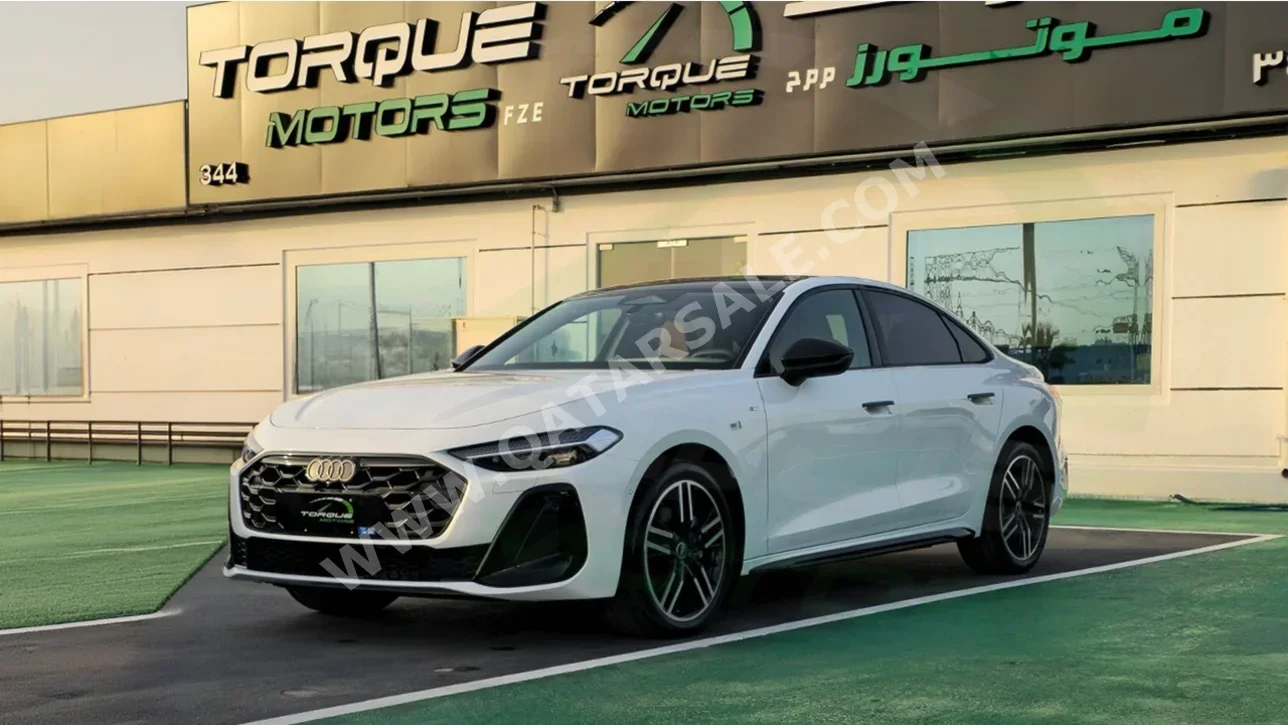 Audi  A5  S-Line  2025  Automatic  0 Km  4 Cylinder  Front Wheel Drive (FWD)  Sedan  White