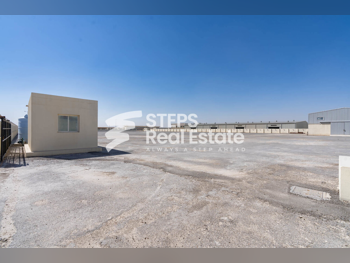 اراضي للايجار في الوكرة - بركة العوامر -المساحة 15,695 متر مربع