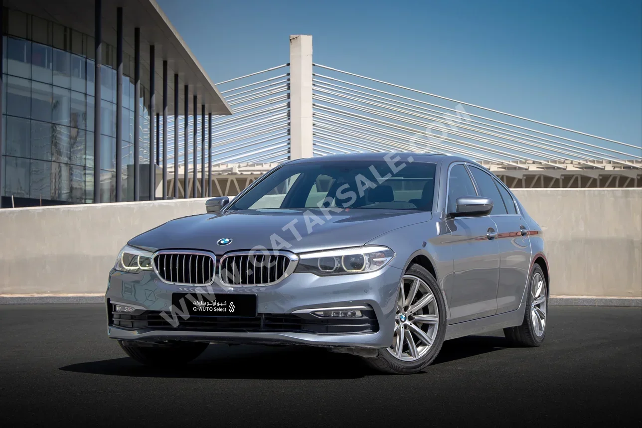 BMW  5-Series  530i  2017  Automatic  77,000 Km  4 Cylinder  Rear Wheel Drive (RWD)  Sedan  Silver