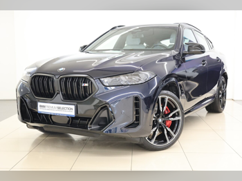 BMW  X-Series  X6 M60i  2025  Automatic  11,600 Km  8 Cylinder  All Wheel Drive (AWD)  SUV  Black  With Warranty