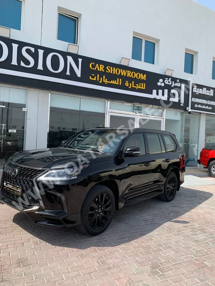 لكزس  ال اكس  570 اس بلاك ايديشن  2020  اوتوماتيك  151,000 كم  8 سلندر  دفع رباعي  اس يو في  أسود