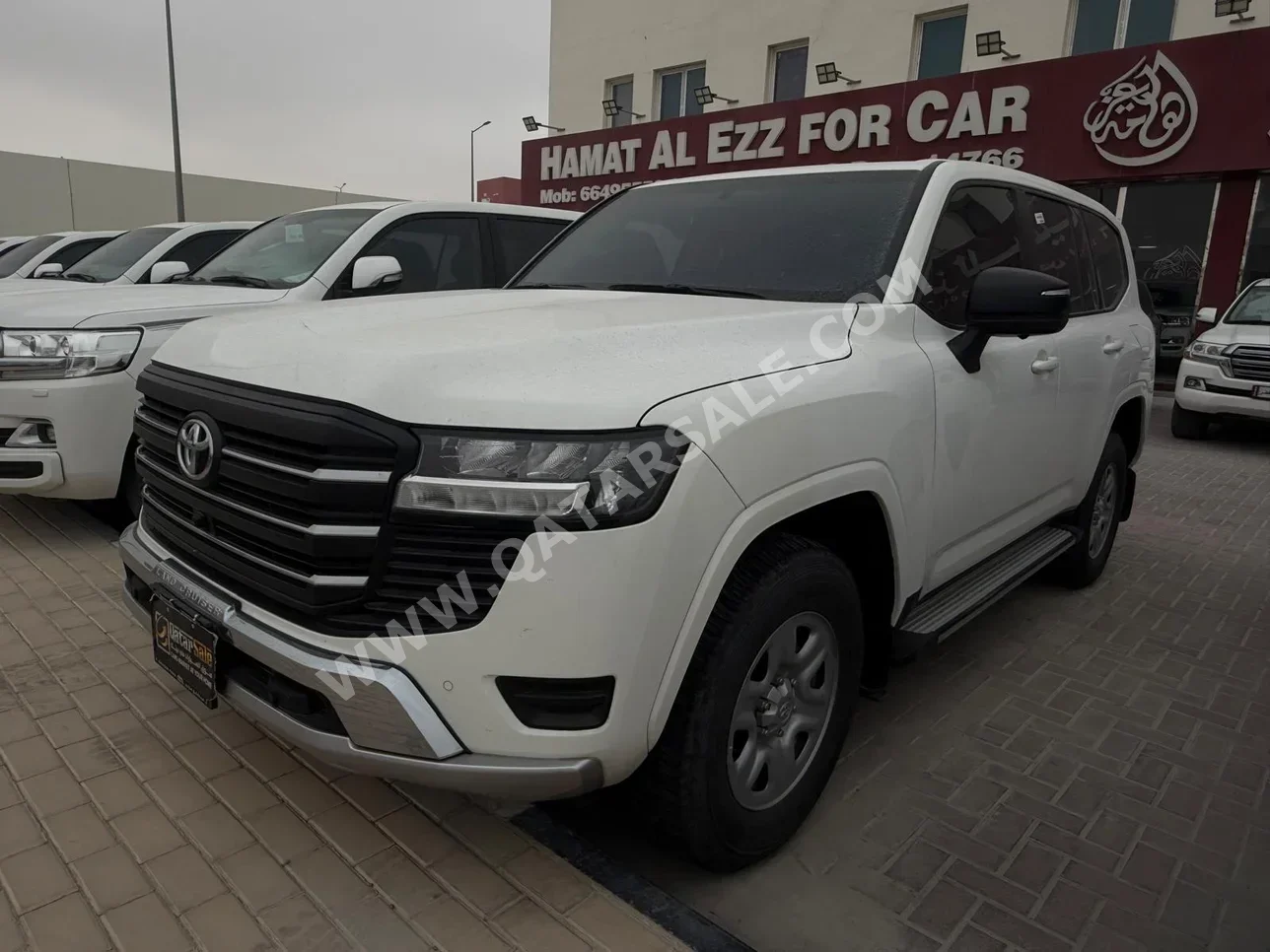 تويوتا  لاند كروزر  جي اكس  2024  اوتوماتيك  29,000 كم  6 سلندر  دفع رباعي  اس يو في  أبيض  تحت الضمان
