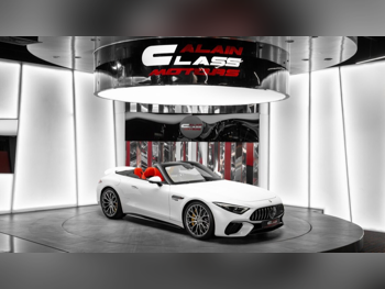 Mercedes-Benz  SL  63 AMG  2023  Automatic  27,276 Km  8 Cylinder  All Wheel Drive (AWD)  Convertible  White