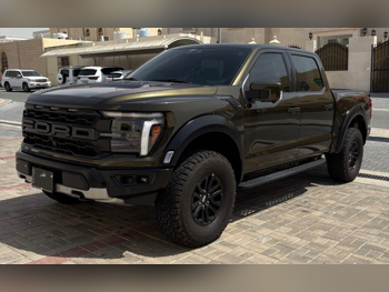 فورد  أف  150 رابتر  2025  اوتوماتيك  3,000 كم  6 سلندر  دفع رباعي  بيكب  أخضر  تحت الضمان