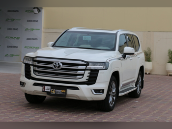 Toyota  Land Cruiser  GXR Twin Turbo  2024  Automatic  116,000 Km  6 Cylinder  Four Wheel Drive (4WD)  SUV  Pearl  With Warranty