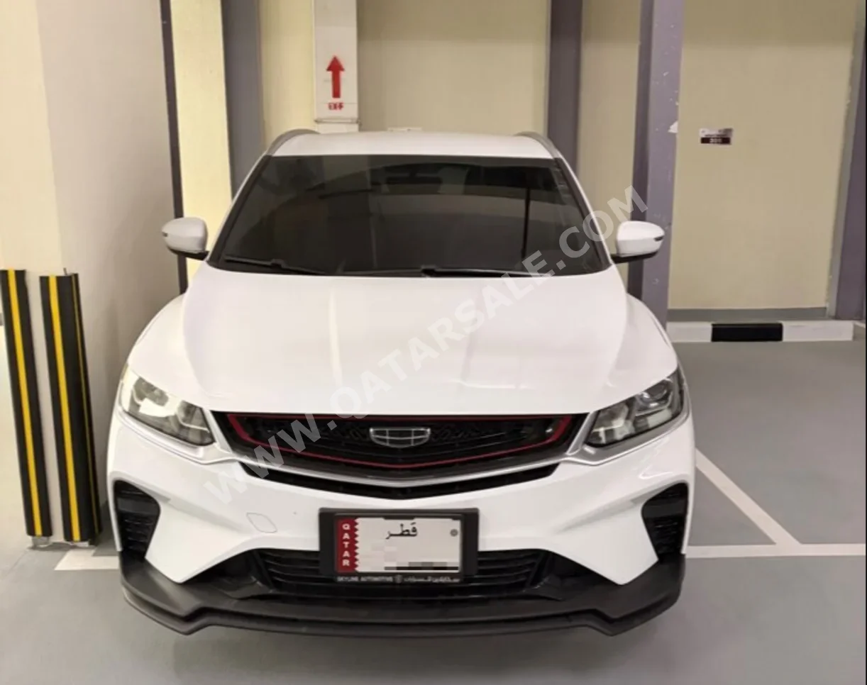 Geely  Coolray  2023  Automatic  35,000 Km  3 Cylinder  Front Wheel Drive (FWD)  SUV  White