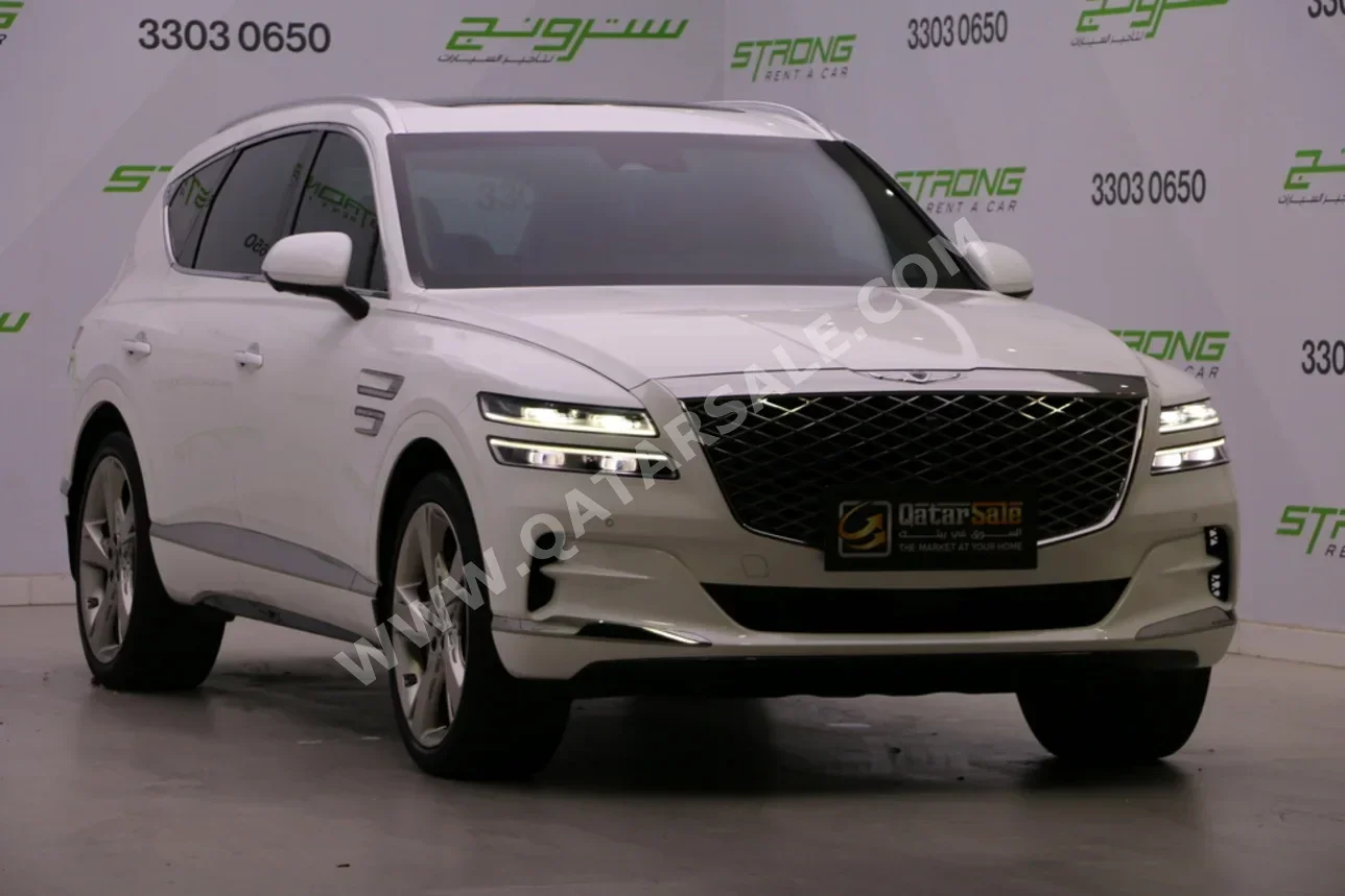 جينيسيس  جي في 80  كوبيه  2023  اوتوماتيك  30,000 كم  6 سلندر  دفع رباعي  اس يو في  أبيض  تحت الضمان