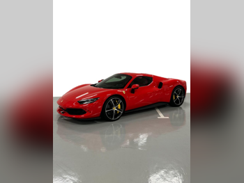 فيراري  296  جي تي اس  2025  اوتوماتيك  1,000 كم  6 سلندر  دفع رباعي  كوبيه \ سبورت  أحمر  تحت الضمان