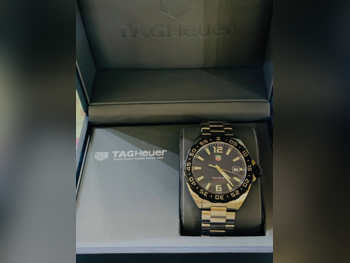 ساعات - تاغ هوير  - ساعات ميكانيكية  - أسود  - ساعات رجالي