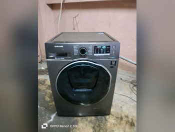 Washers & Dryers Sets Samsung /  9 Kg  Black  Steam Washer  Steam Dryer  Stackable  With Delivery  With Installation  Front Load Washer  Electric