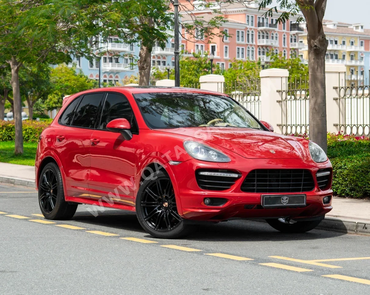 Porsche  Cayenne  GTS  2013  Automatic  125,000 Km  8 Cylinder  All Wheel Drive (AWD)  SUV  Red  With Warranty